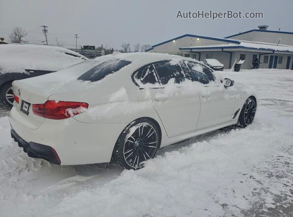 WBAJS7C07LBN96216 2020 BMW M5 White უკანა მარჯვენა