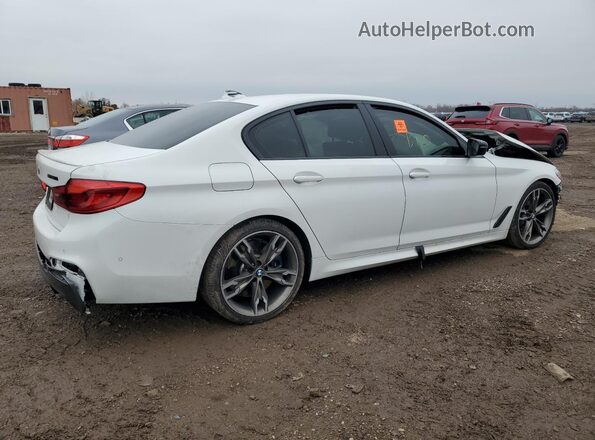 WBAJS7C08LCD39899 2020 BMW M5 White Հետևի աջ