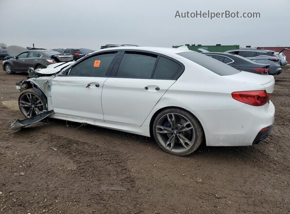 WBAJS7C08LCD39899 2020 BMW M5 White Հետևի ձախ