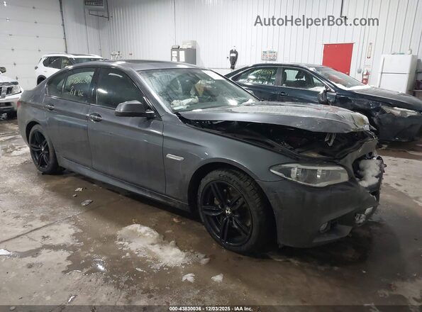 WBAKP9C58GD980609 2016 BMW 5 SERIES Gray Передня права чверть