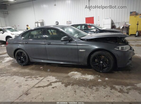 WBAKP9C58GD980609 2016 BMW 5 SERIES Gray Вид задньої частини салону