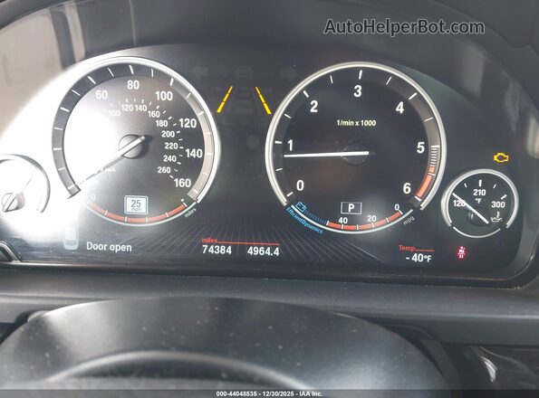 WBAXA5C55GD691977 2016 BMW 5 SERIES Gray Вид задніх сидінь