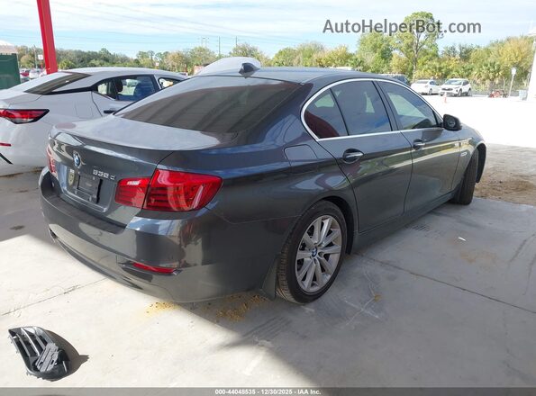 WBAXA5C55GD691977 2016 BMW 5 SERIES Gray Задня права чверть