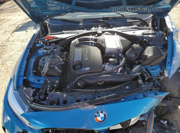 WBS2U7C02L7F89254 2020 BMW M2 Blue უკანა სალონის ხედი