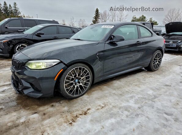 WBS2U7C0XM7J68428 2021 BMW M2 Черный Передняя левая четверть