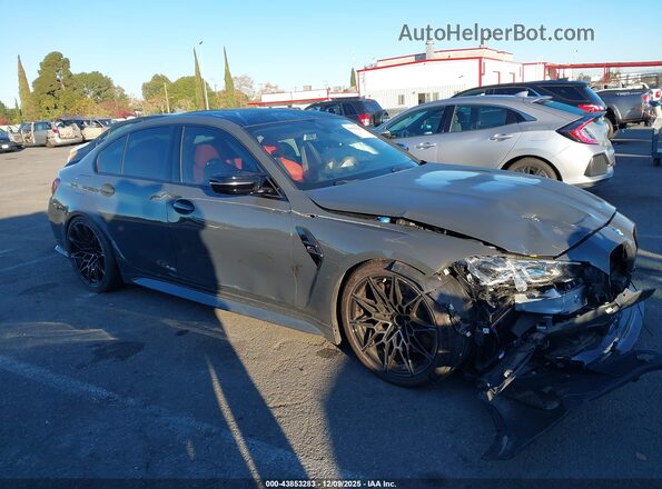 WBS33AY01RFT52215 2024 BMW M3 Серый Вид задней части салона