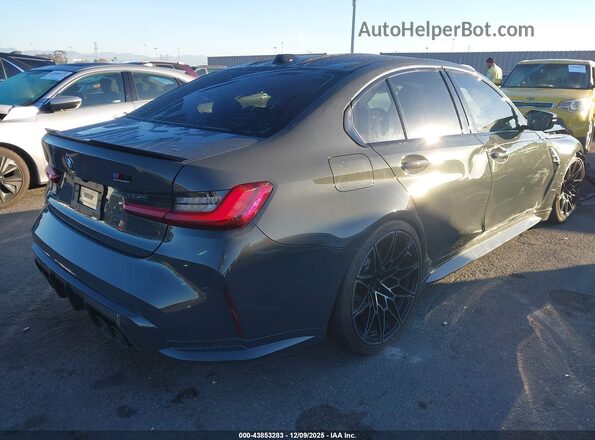 WBS33AY01RFT52215 2024 BMW M3 Серый Задняя правая четверть