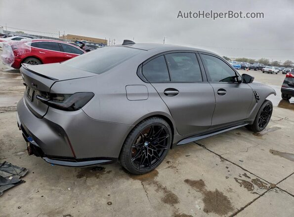 WBS33AY06MFL12818 2021 BMW M3 Gray უკანა მარჯვენა