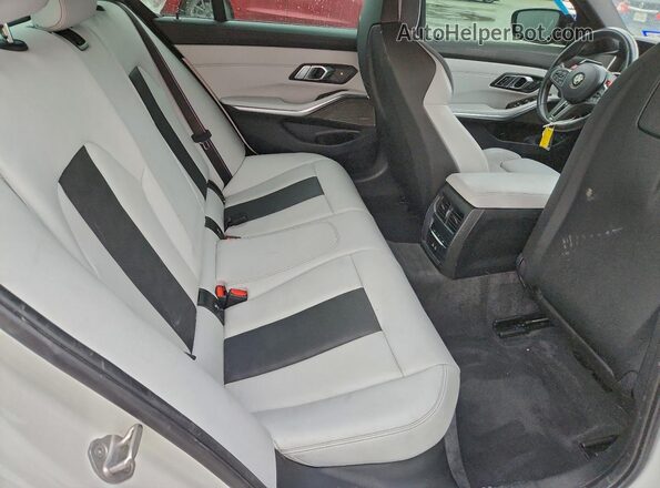 WBS33AY06MFL12818 2021 BMW M3 Gray უკანა სავარძლების ხედი