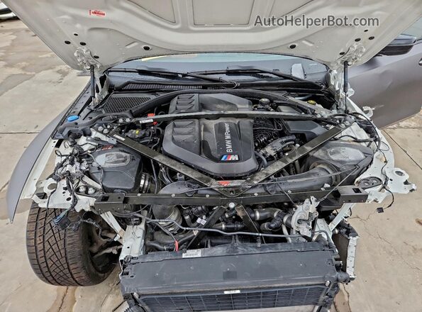WBS33AY06MFL12818 2021 BMW M3 Gray უკანა სალონის ხედი