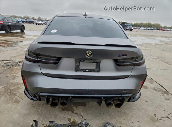 WBS33AY06MFL12818 2021 BMW M3 Gray უკანა ხედი
