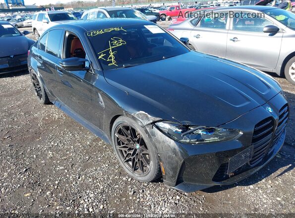 WBS33AY07MFL22502 2021 BMW M3 Black Przód prawy