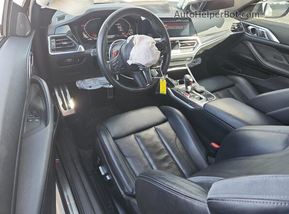 WBS33AZ07MCH49858 2021 BMW M4 White Widok deski rozdzielczej