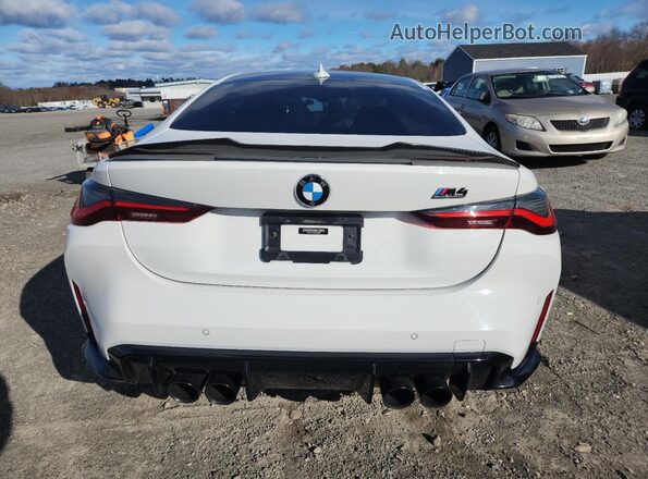WBS33AZ07MCH49858 2021 BMW M4 White Widok z tyłu