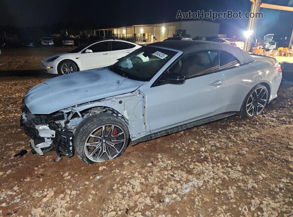 WBS33BA07RCP38493 2024 BMW M4 Серый Передняя левая четверть