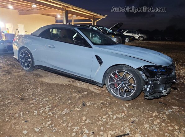 WBS33BA07RCP38493 2024 BMW M4 Серый Передняя правая четверть