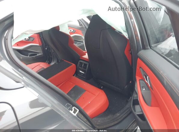 WBS33HJ05SFV25940 2025 BMW M3 Gray Widok naklejki z numerem VIN
