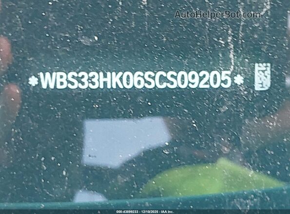 WBS33HK06SCS09205 2025 BMW M4 Зеленый 