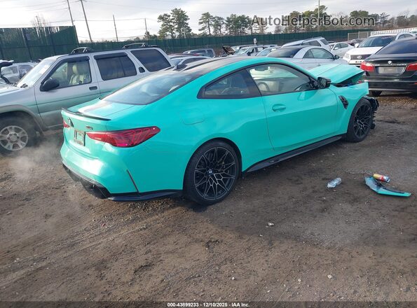 WBS33HK06SCS09205 2025 BMW M4 Зеленый Задняя правая четверть