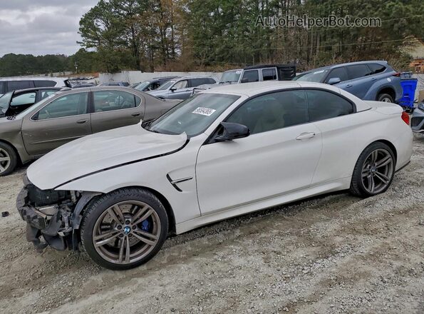 WBS3U9C59GP968816 2016 BMW M4 Белый Передняя левая четверть