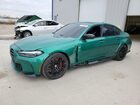 2022 Bmw M3 Competition Зеленый vin: WBS43AY01NFN09319