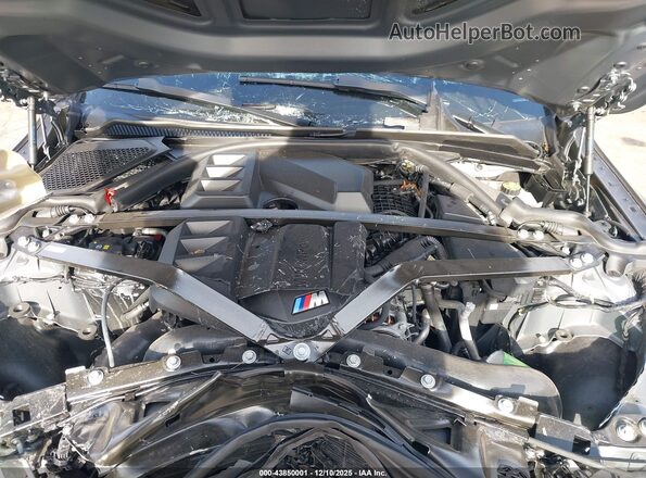 WBS43AY01RFS41331 2024 BMW M3 Gray Rear view