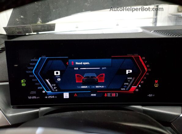 WBS43AY03RFT29622 2024 BMW M3 Черный Вид щитка приборов