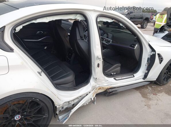 WBS43AY05NFN03636 2022 BMW M3 Белый Вид спереди