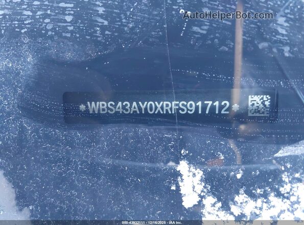 WBS43AY0XRFS91712 2024 BMW M3 Серый 