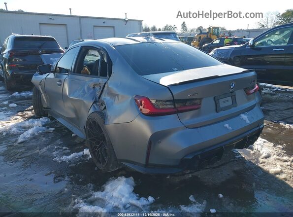 WBS43AY0XRFS91712 2024 BMW M3 Серый Задняя левая четверть