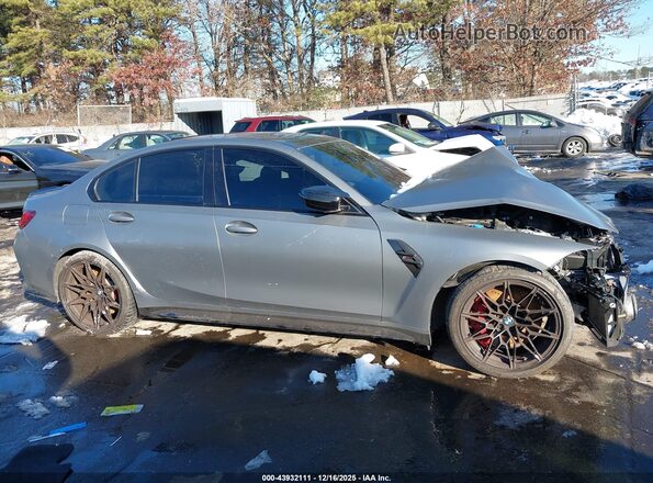 WBS43AY0XRFS91712 2024 BMW M3 Серый Панорамный вид салона 360°