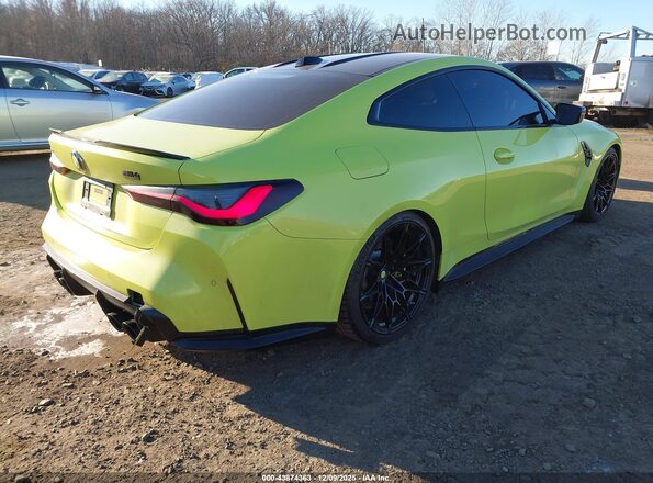 WBS43AZ01RCP07632 2024 BMW M4 Green Tył prawy