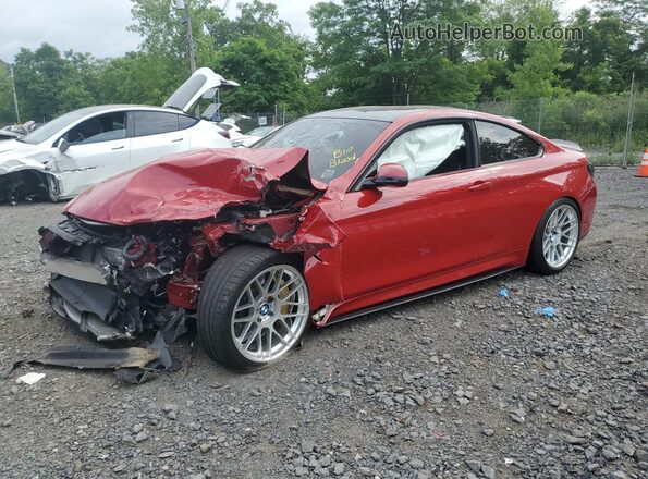 WBS4Y9C08LAH83136 2020 BMW M4 Red Front left