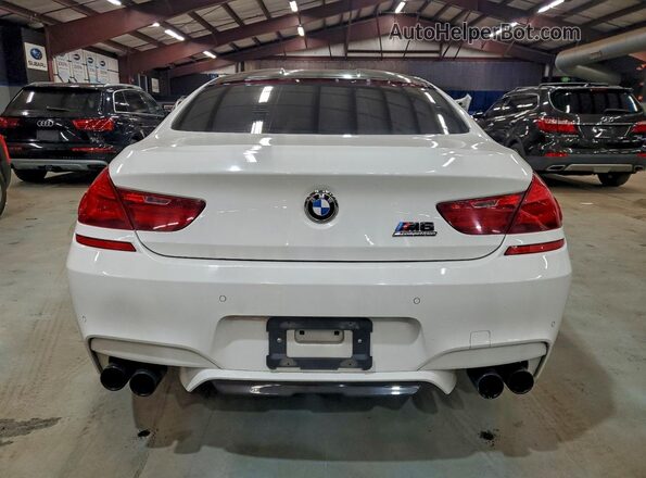 WBS6E9C56GG437177 2016 BMW M6 Белый Вид сзади