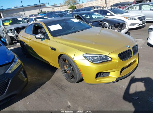 WBS6J9C56GD934663 2016 BMW M6 Зеленый Передняя правая четверть