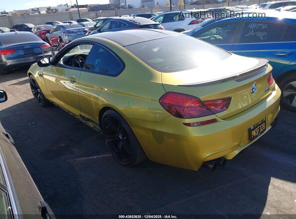 WBS6J9C56GD934663 2016 BMW M6 Зеленый Задняя левая четверть