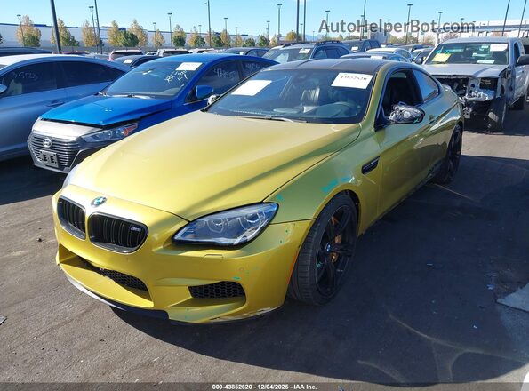 WBS6J9C56GD934663 2016 BMW M6 Зеленый Передняя левая четверть
