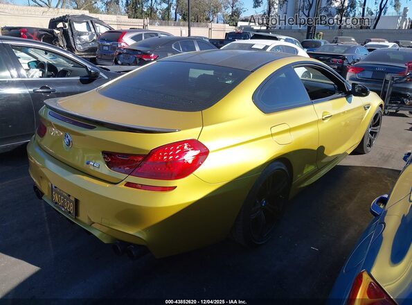 WBS6J9C56GD934663 2016 BMW M6 Зеленый Задняя правая четверть