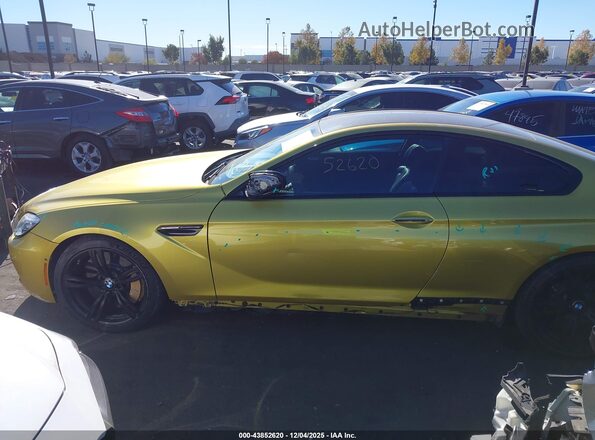 WBS6J9C56GD934663 2016 BMW M6 Зеленый Вид спереди