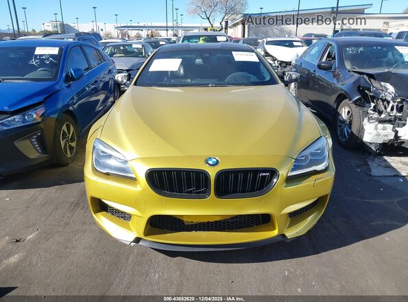 WBS6J9C56GD934663 2016 BMW M6 Зеленый Вид задней части салона