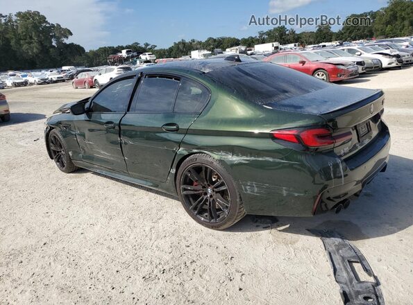 WBS83CH00PCN13394 2023 BMW M5 Зеленый Задняя левая четверть
