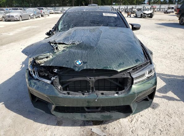 WBS83CH00PCN13394 2023 BMW M5 Зеленый Вид спереди