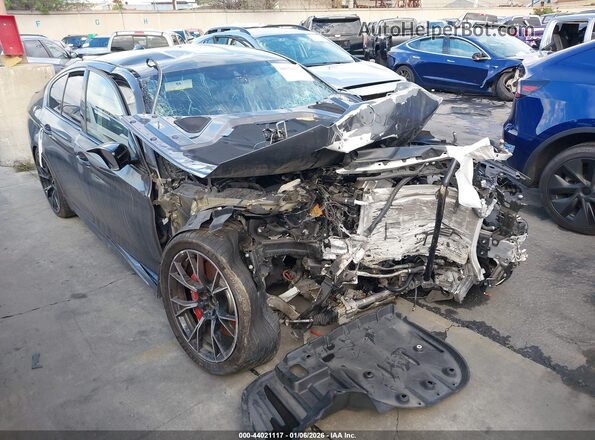 WBS83CH02MCF93537 2021 BMW M5 Серый Передняя правая четверть