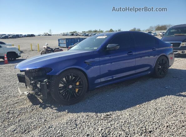 WBS83CH02PCL64339 2023 BMW M5 Синий Передняя левая четверть