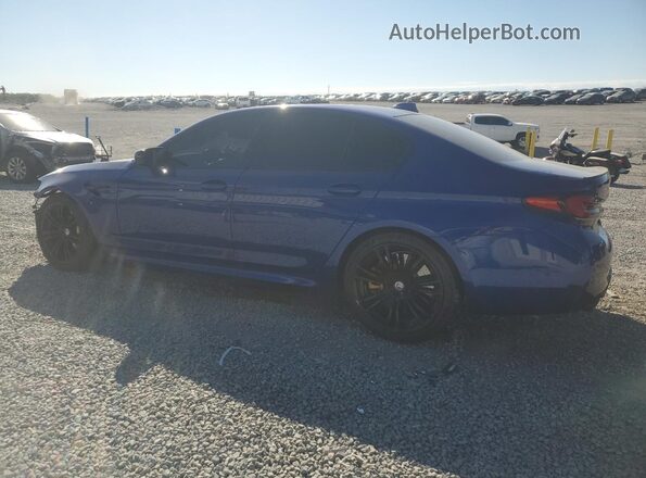 WBS83CH02PCL64339 2023 BMW M5 Синий Задняя левая четверть