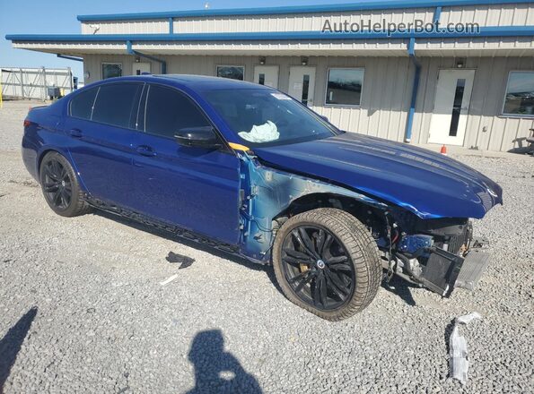 WBS83CH02PCL64339 2023 BMW M5 Синий Передняя правая четверть