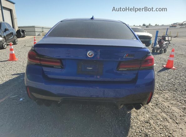 WBS83CH02PCL64339 2023 BMW M5 Синий Вид сзади
