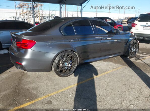 WBS8M9C58J5J79159 2018 BMW M3 Серый Задняя правая четверть