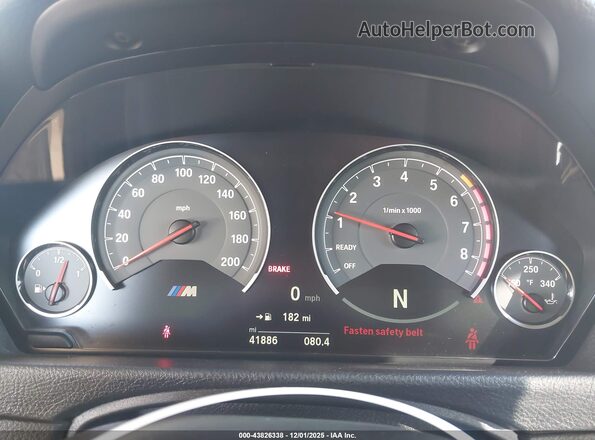 WBS8M9C58J5J79159 2018 BMW M3 Серый Вид задних сидений