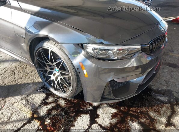WBS8M9C58J5J79159 2018 BMW M3 Серый Вид спереди